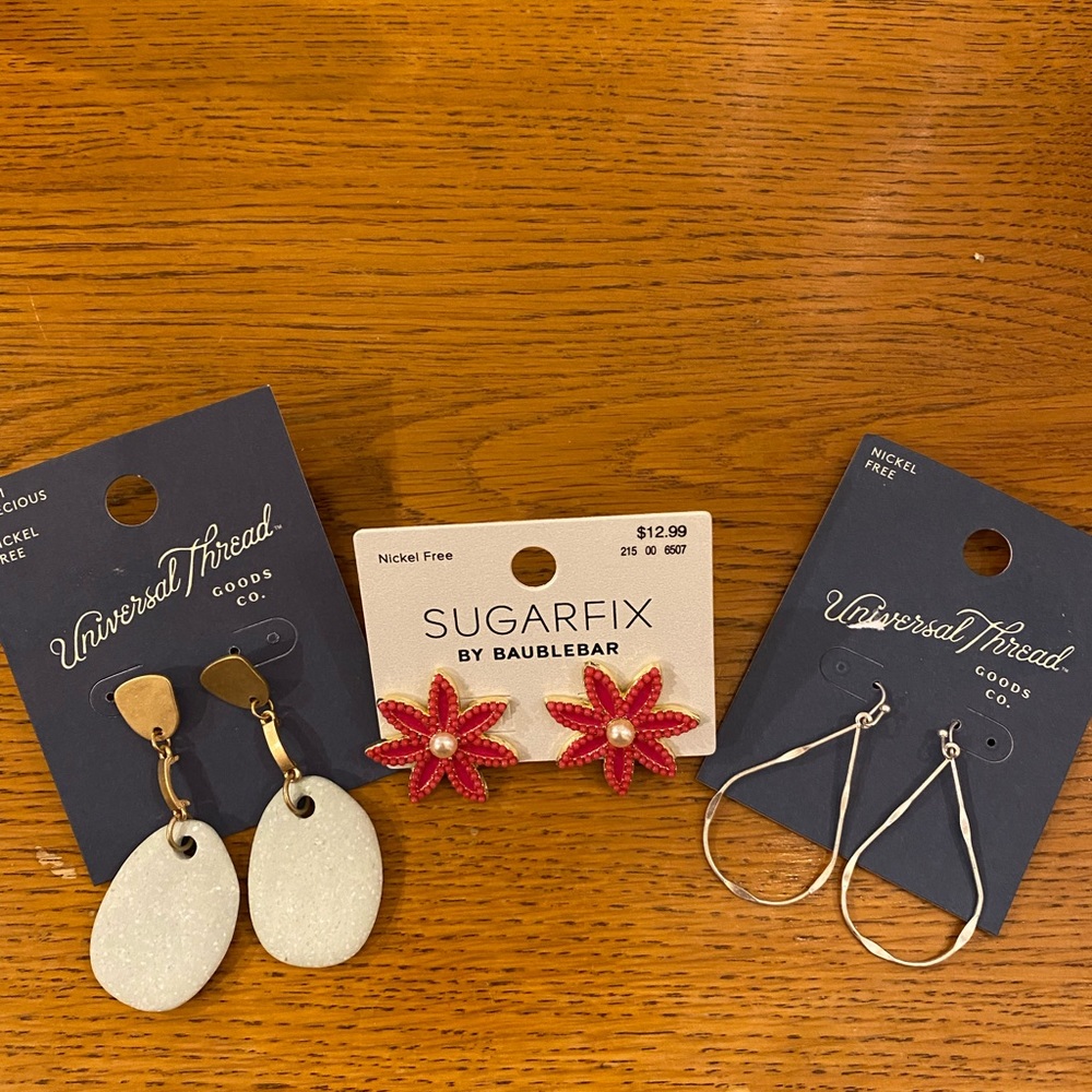 Earrings - brand new